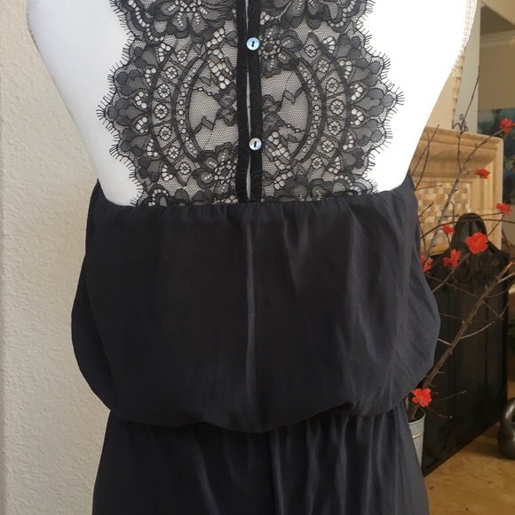 H&M Long haltered neck dress in woven fabric - Picture 2 of 8